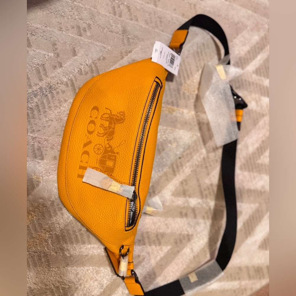 Coach Vibrant Orange Belt Bag